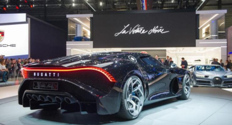 Самый дорогой автомобиль в мире "Черный Bugatti" за 16,5 млн евро оказался макетом
