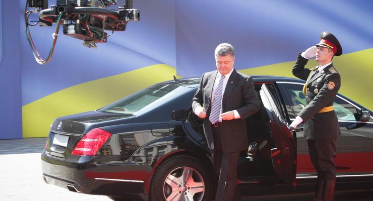 На чем ездит президент Украины Петр Порошенко