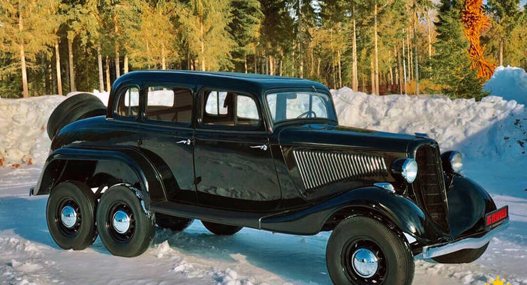 Редчайший прототип: В Сети продают 6-колесный советский внедорожник за 450 000 $