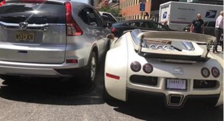 Царапина по цене 25 "Ланосов": Известный комик попал в ДТП на Bugatti Veyron
