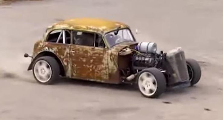 Украинец переделал Opel 1937-го года в "безумный" скоростной хот-род