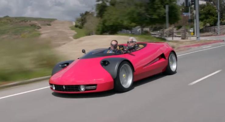 На дороге засветился самый странный спорткар в истории Ferrari - видео