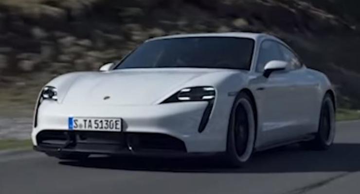 "Берегись, Tesla!": Porsche представила свой первый электрокар Taycan 2020