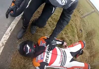 Видео аварий с мотоциклистами от первого лица: Пятничная автоподборка #38