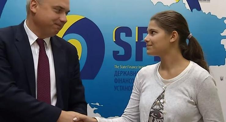 Украинская школьница получила полмиллиона гривен за изобретение для авто