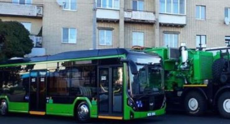 В Житомире презентовали новый электроавтобус