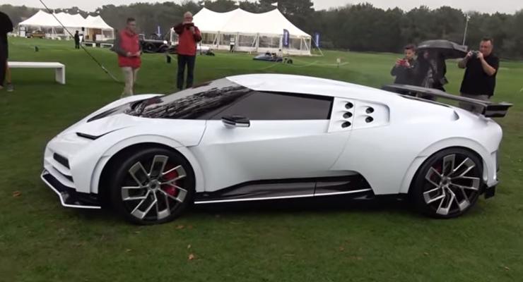 Bugatti Centodieci 2020 удивил мотором на своей презентации