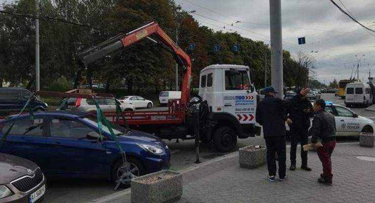 В Киеве за неделю оштрафовали рекордное количество "героев парковки"