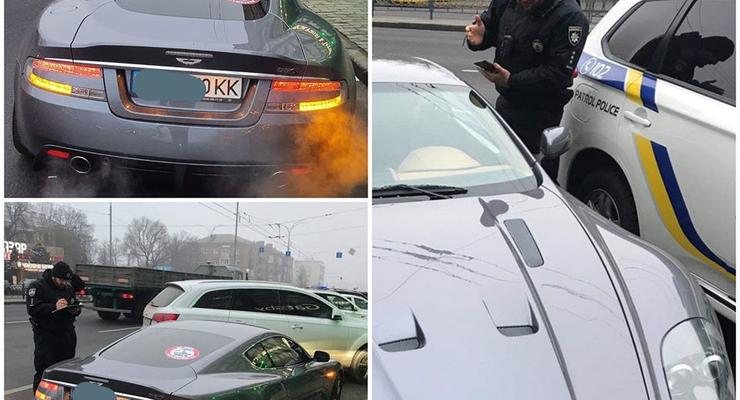 Какой штраф выписали герою парковки на элитном Aston Martin в Киеве