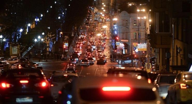 На каких улицах в Киеве самые большие пробки по вечерам - исследование