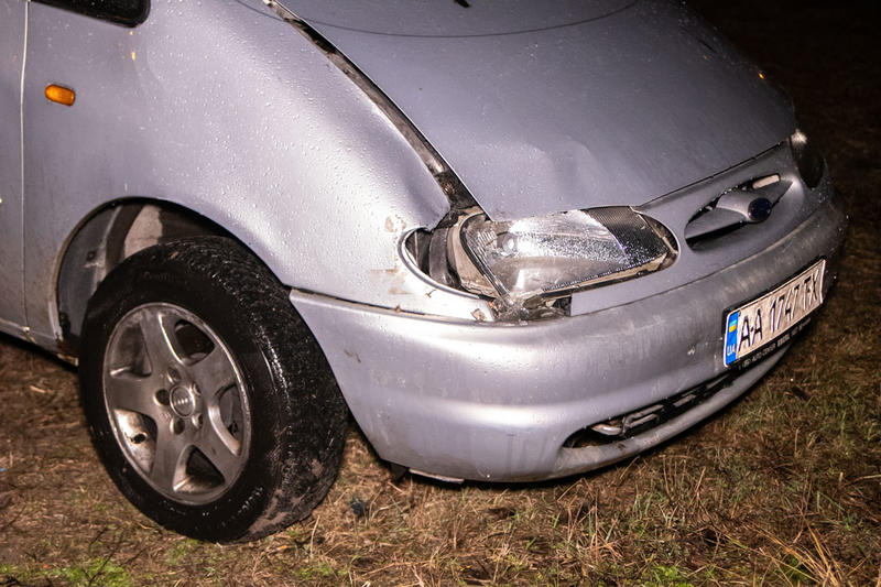 В Киеве водитель жестко сбил девушку на переходе и скрылся / kiev.informator.ua