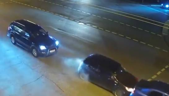 Цепное ДТП в Киеве с беременной жензиной - появилось видео