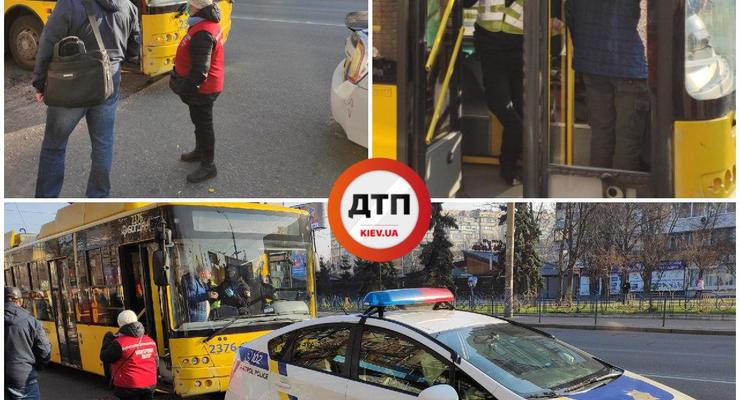 Коллапс с общественным транспортом в Киеве: Люди стоят в очередях