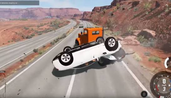 Компьютерная игра показала поведение авто на разных планетах: Видео