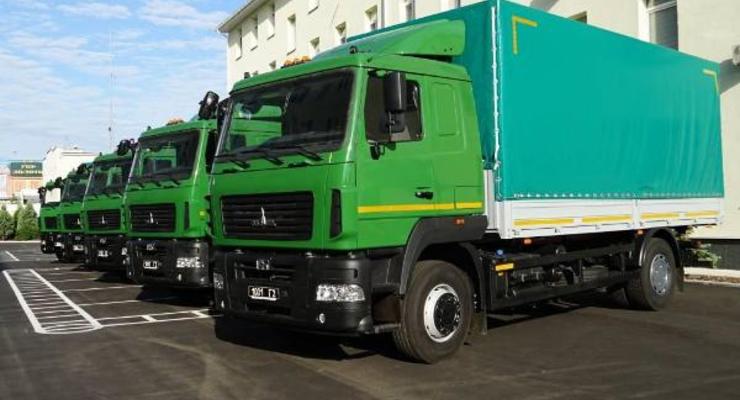 Госспецтрансслужба Украины получила партию грузовиков МАЗ