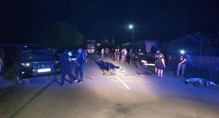 На Закарпатье депутат насмерть сбил молодого парня на мотоцикле