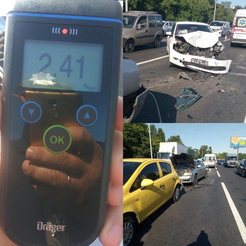 Происшествия на дорогах Киева и области: Сводка за 23 июля / kyivpatrol