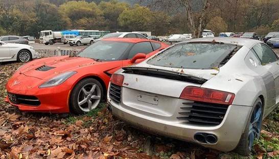 Более 200 автомобилей бросили на произвол судьбы в Китае: фото