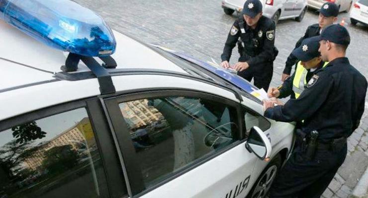Полицейского оштрафовали за нарушении ПДД на служебной машине