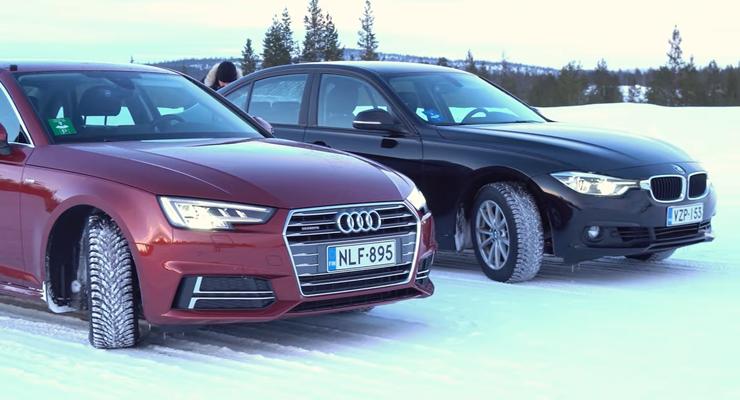 Audi Quattro против BMW xDrive: какой полный привод лучше (видео)