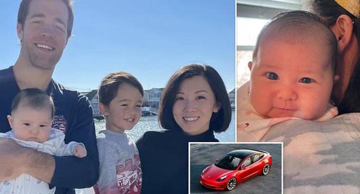 В США женщина родила ребенка в Tesla, которая ехала на автопилоте
