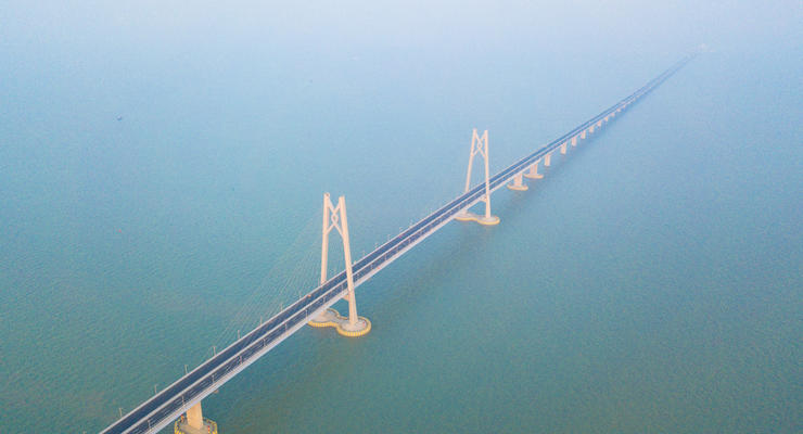 Самый длинный морской мост-тоннель в мире - 55 км по воде