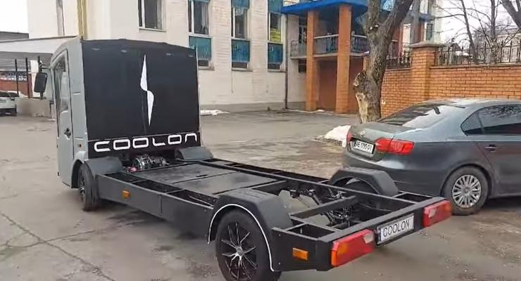 В Украине начали тестирование первого электрического грузовика: видео