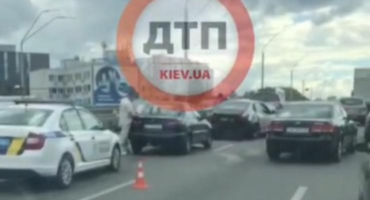 Масштабное ДТП из 4 авто в Киеве - подробности инцидента