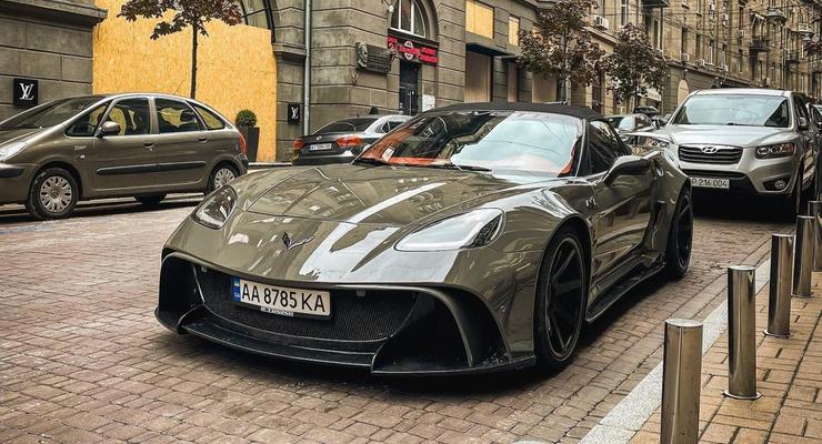 В Киеве заметили уникальный Chevrolet Corvette от украинских тюнеров