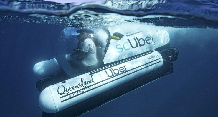 Компания Uber запустила первое подводное такси - видео