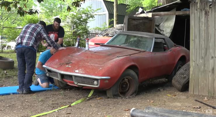 В США нашли Chevrolet Corvette спустя 40 лет после полицейской погони