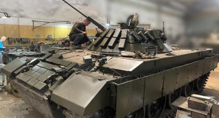 Українські майстри створили унікальний гібрид танка та БМП - фото