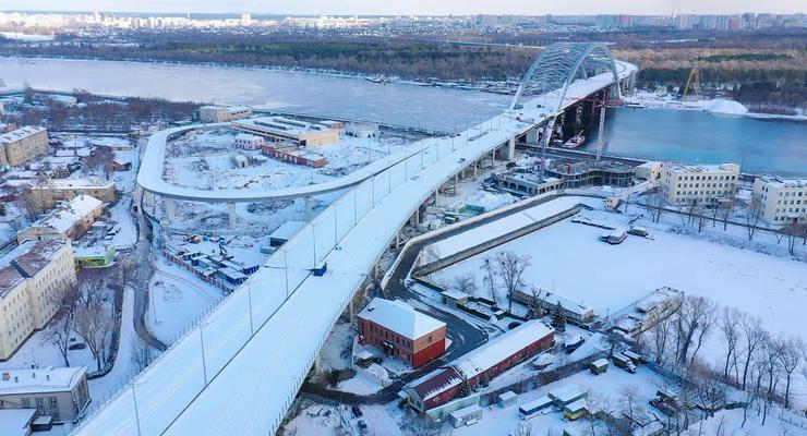 С 1 декабря в Киеве откроют проезд по Подольско-Воскресенскому мосту