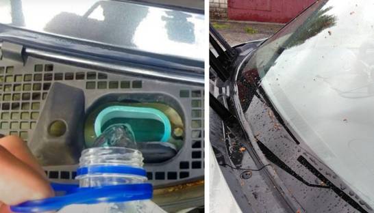 Почему обычная вода в бачке омывателя автомобиля может нанести вред